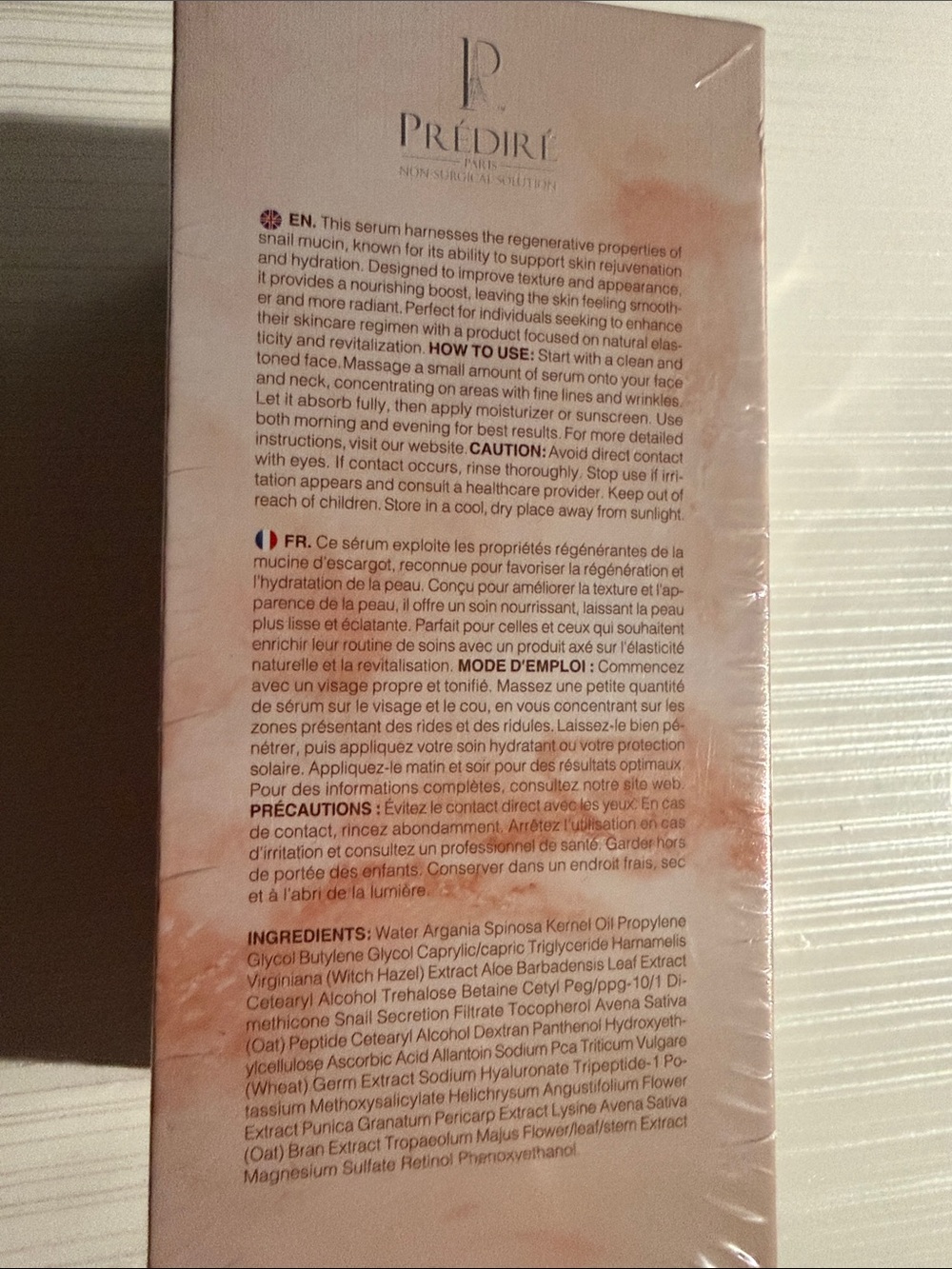 Predire Paris snail mucin skin rejuvenating serum $890 - Picture 4 of 6